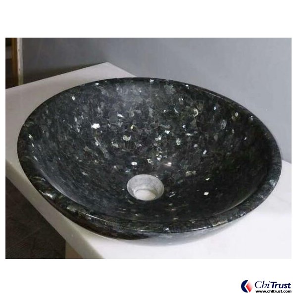 Emerald pearl granite stone basin